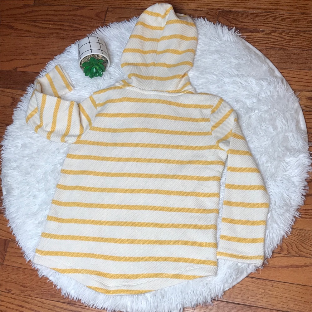 Old Navy Striped Graphic Cali-Fleece Hoodie S 6-7 - Picture 5 of 8